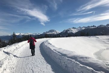 Sentiero escursionistico invernale Speichersee-Gfas