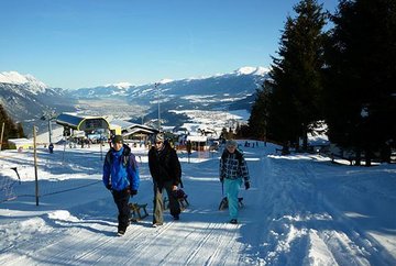 Tobogganing at Bergbahnen Oberperfuss
