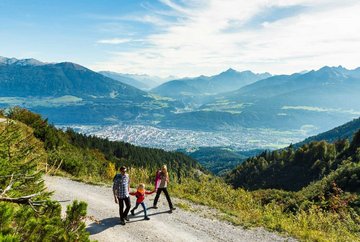 Hike via Arzler Alm to Höttinger Alm