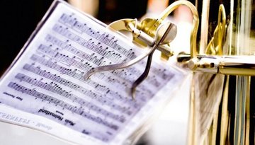 Open-air concert of the brass band  of Axams