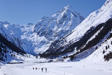 Piste de ski de fond « Tiroler Loipe » à Lüsens