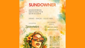 Sundowner at the Isserwirt in Lans