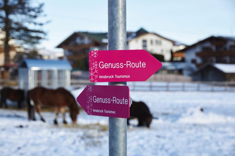Schilder Winterwandern