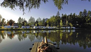 Area balneare presso il lago "Natterer See"