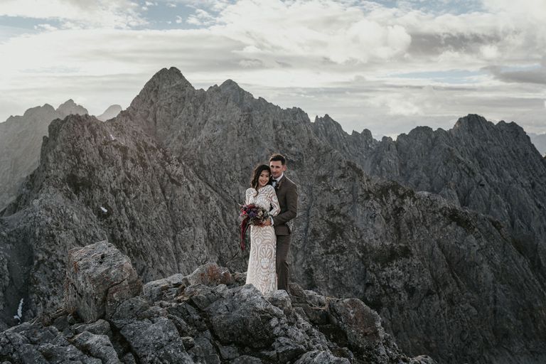 Hochzeitsfoto auf der Nordkette