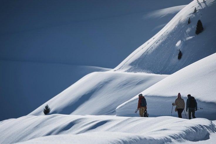 Winterwandern Knappenweg im Kühtai