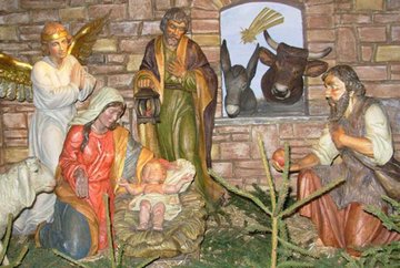 Winterspaziergang zu den Weihnachtskrippen