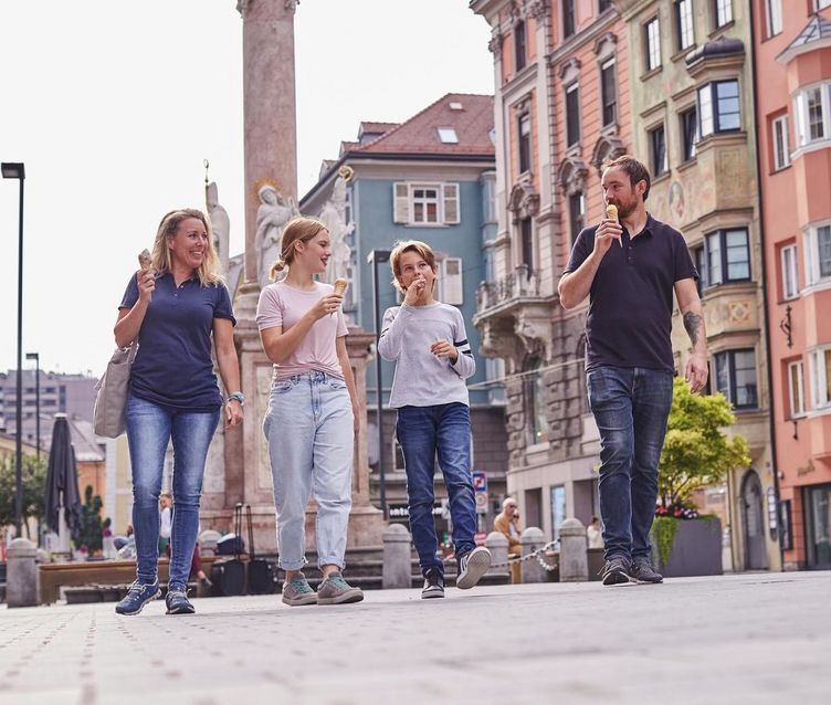 Sightseeing Stadt - Familie