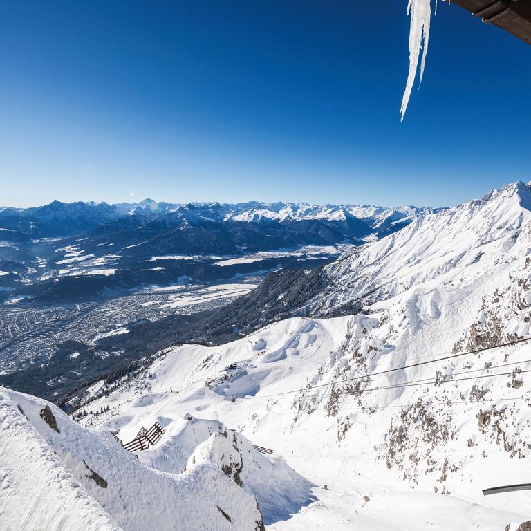 Winter on the Nordkette mountain range