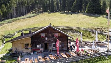 Aldranser Alm, hut