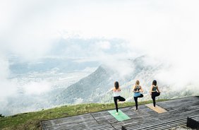Yoga met uitzicht