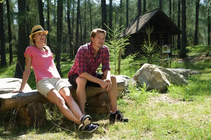 Rast in den Lärchenwiesen