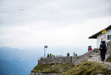 Camino del águilo - etapa 12: refugio Hallerangerhaus - cordillera Nordkette Innsbruck