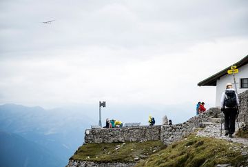 Camino del águilo - etapa 12: refugio Hallerangerhaus - cordillera Nordkette Innsbruck