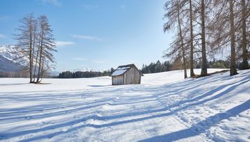 Chemin de randonnée hivernale du Mieminger plateau - le sentier des chapelles