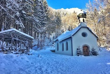 Höttinger Bild – capilla de peregrinación Maria im Wald