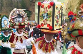 Schleicherlaufen Carnival in Telfs, Tirol