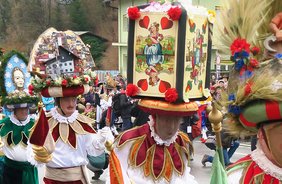 Schleicherlaufen Carnival in Telfs, Tirol