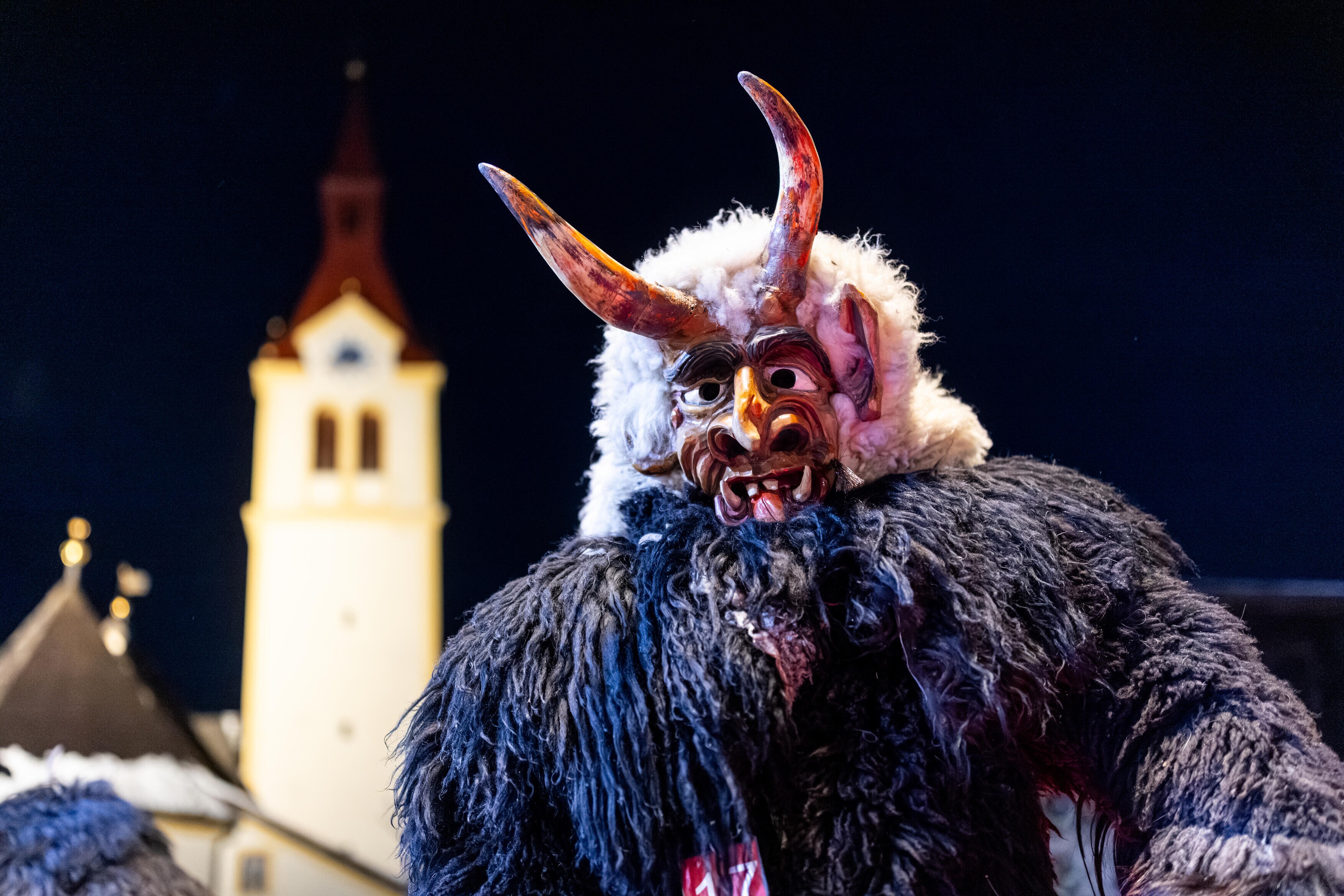 St. Nicholas and Krampus parade in Igls