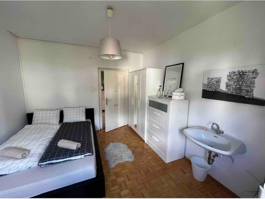 cosy guestroom with mountain view