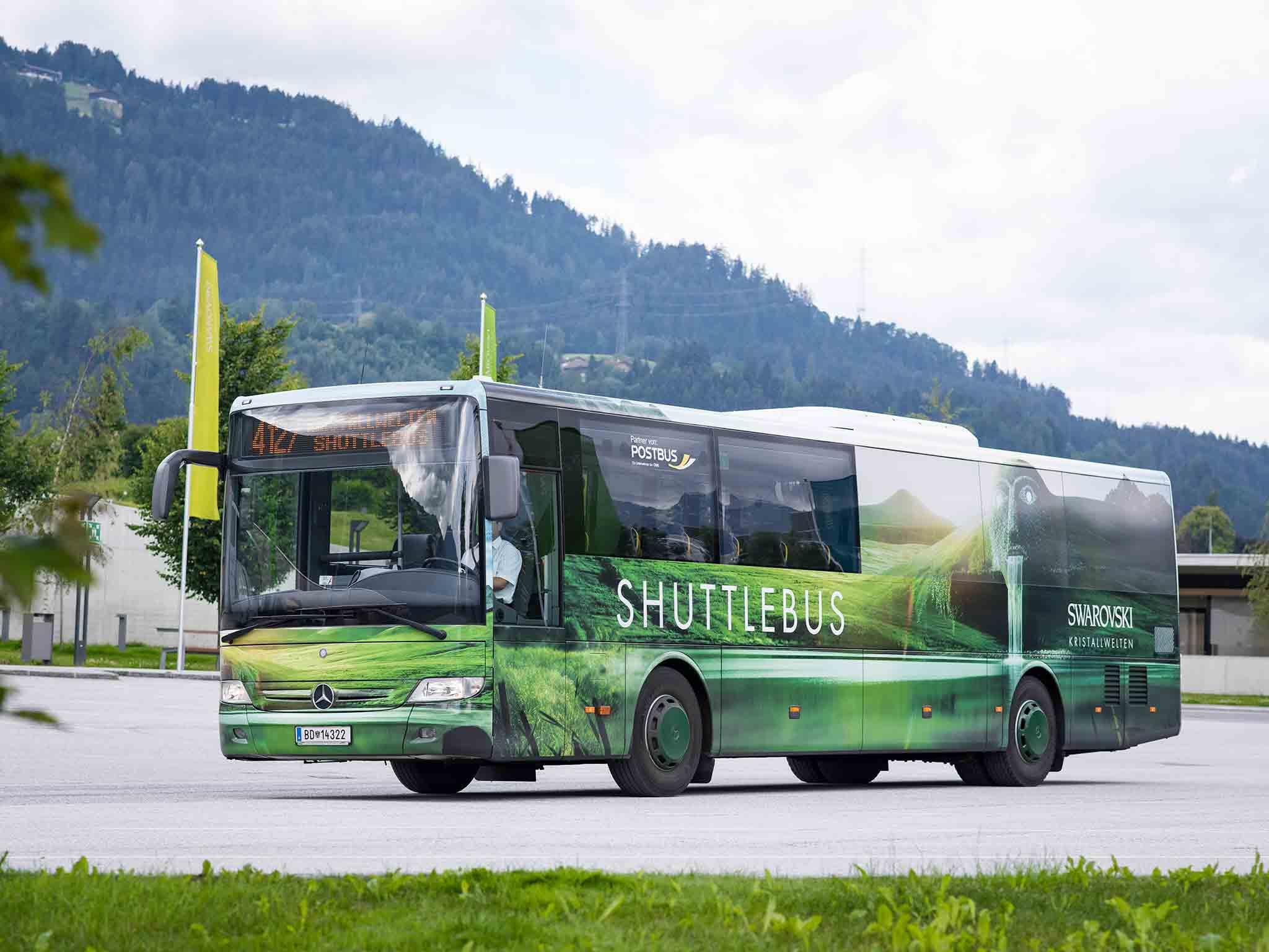 Kristallwelten Busshuttle