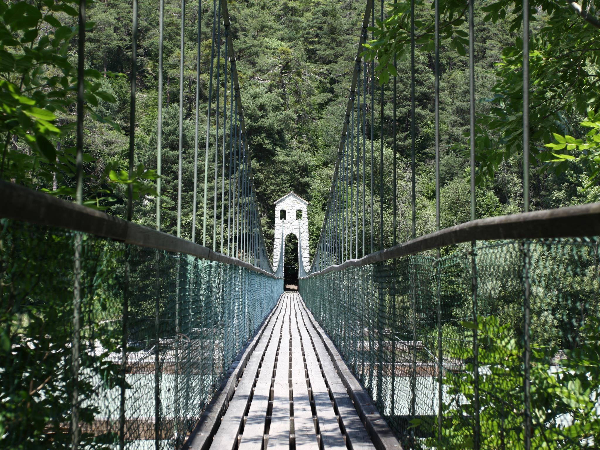 Hängebrücke bei Stams