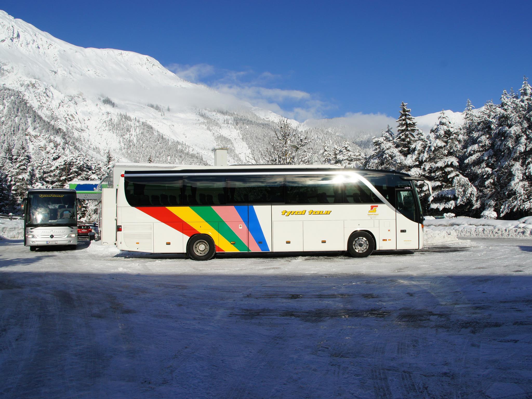 Skibus Haltestelle Mösern - Hinterfeldlift